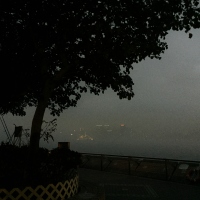 A thick fog at Sai Wan Ho