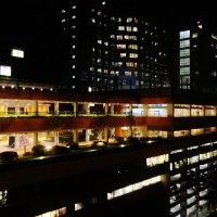 Hong Kong University at night